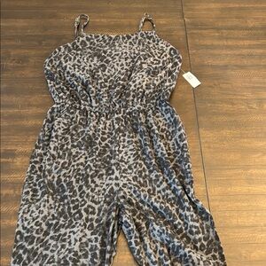 Leopard Print Jumpsuit